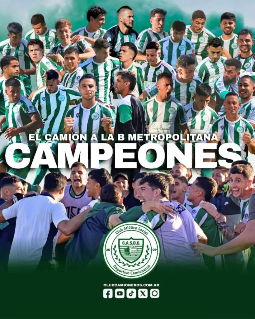 Camioneros hizo historia: ascenso a la B Metropolitana con triunfo ante Ituzaingó